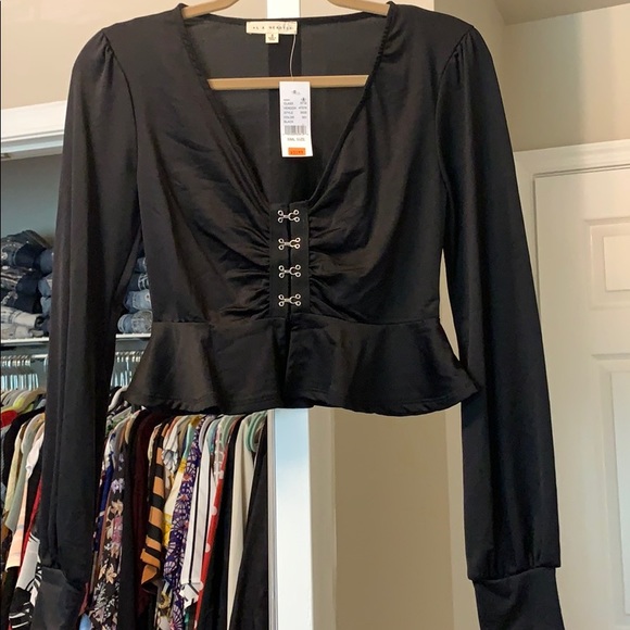 L.A. Hearts Long Sleeve Blouse - Picture 4 of 16